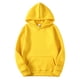 thumbnail image 2 of Sonducket Unisex Womem Hombres Algodón Color sólido Sudadera con cordón Sudadera con capucha Camisetas Amarillo L Sonducket AP000776-27, 2 of 6