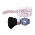 thumbnail image 5 of Juego De Peines Y Cepillos Para El Cabello, Juego De Peines Y Cepillos De Peluquero, Cerdas Suaves Portátiles Multiusos, Diseño Hueco, Juego De Peines Y Cepillos Para Peluquero Para Peluquero, 5 of 5