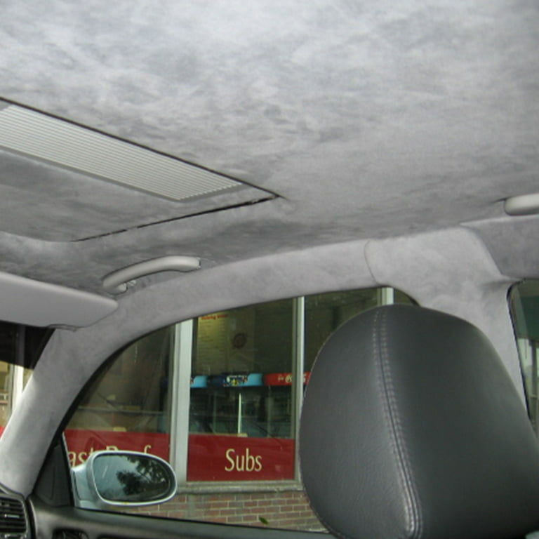 Suede Headliner Fabric with Foam Backed - Beige Car Micro-Suede Roof  Headliner Fabric for Automotive/Home