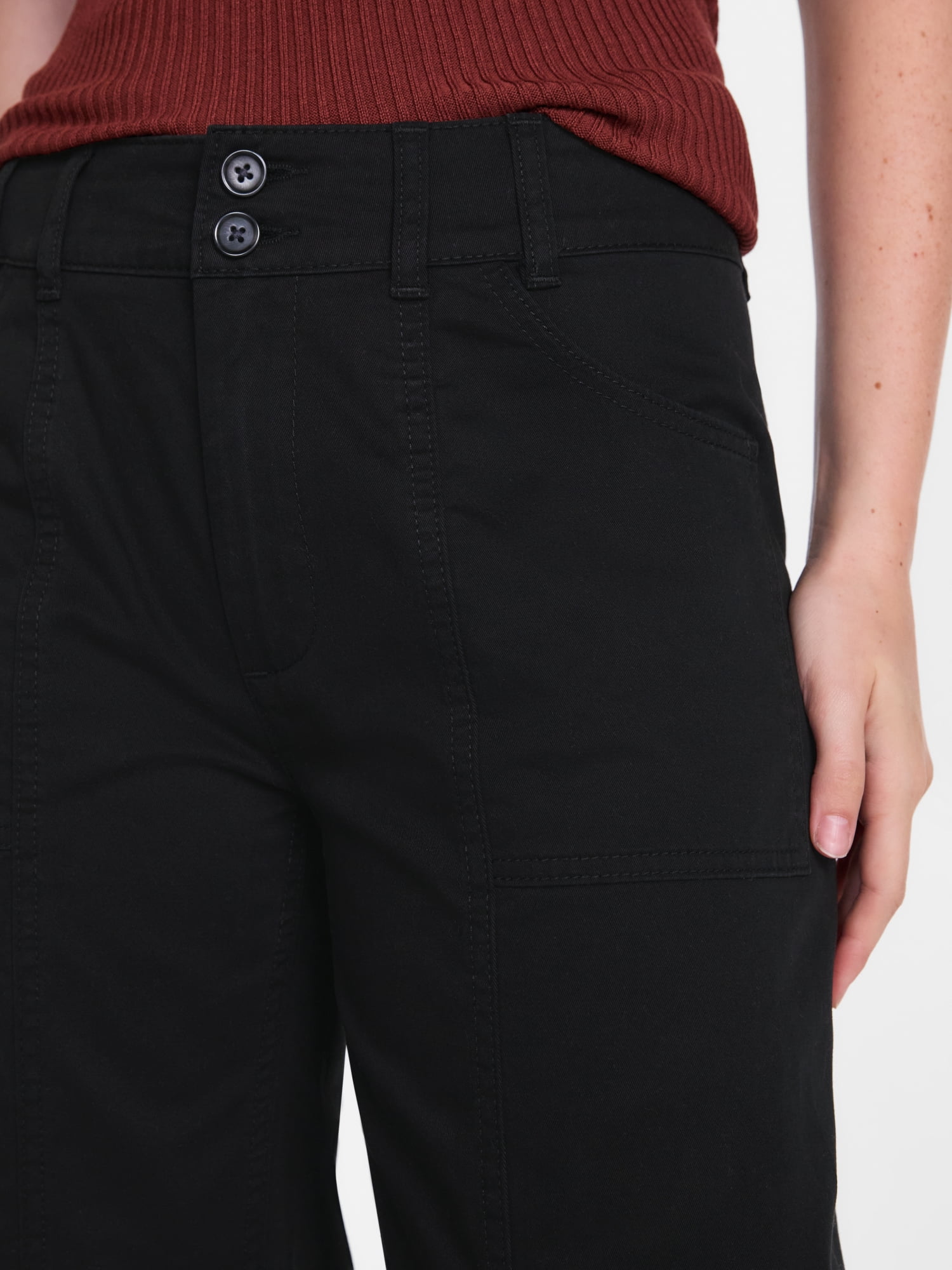Scenario Women's Wide Leg Utility Pants, 31" Inseam, Sizes 0-20