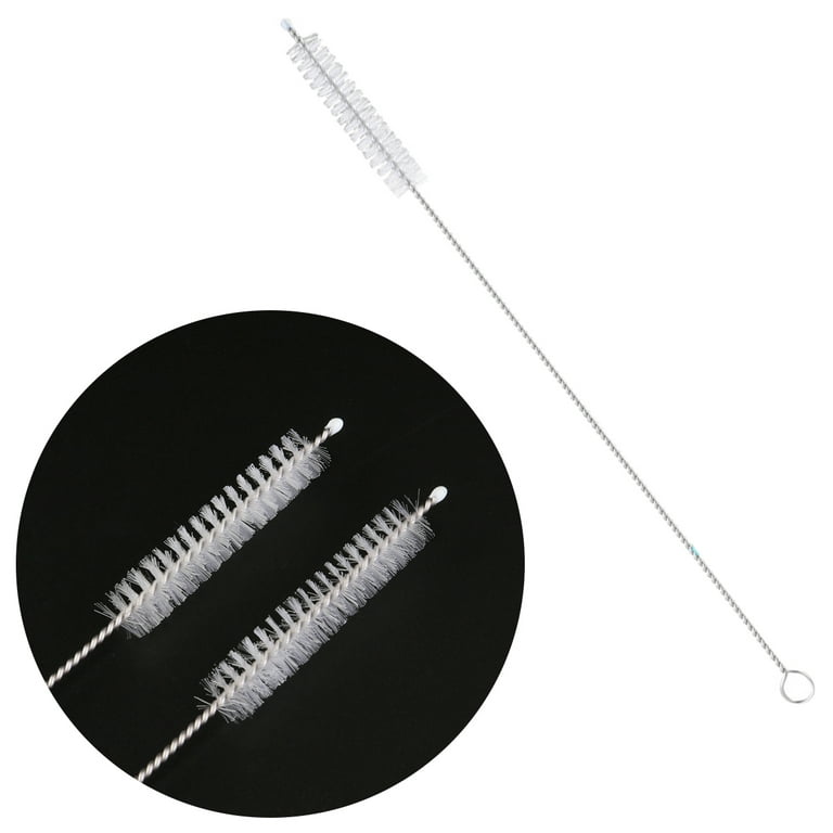 OUNONA 1 Pc Stainless Steel Drinking Straw Brush Cleaner Brush for Yeti  Straws (20x0.8cm)