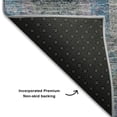 thumbnail image 5 of Addison Rugs Mayfield Premium Machine Washable Transitional Geometric Blue Rectangle Rug, 5' x 7'6", 5 of 6