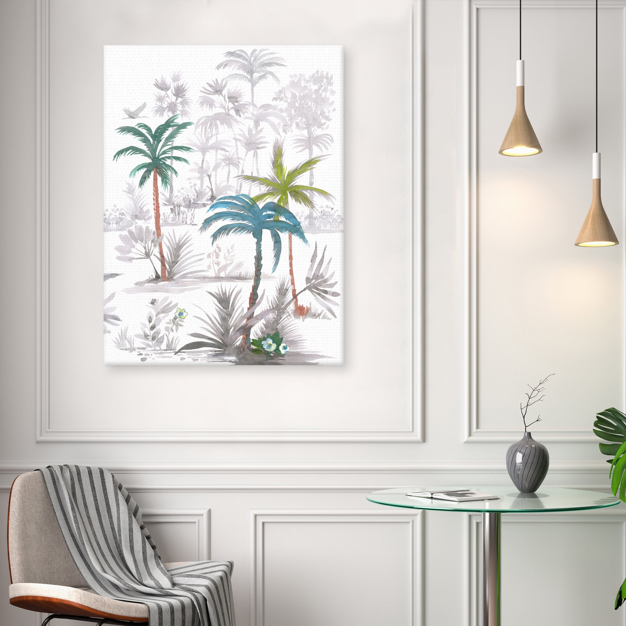 Paradise Parade by Sandra Jacobs Canvas Art Print