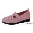 thumbnail image 4 of Women's Wedge Slip on Loafers Walking Shoes Comfort Woven Arch Support Orthopedic Dressy Shoes Fall, 4 of 5