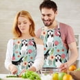 thumbnail image 3 of Husky and Pioneer Flower Apron-Garden Aprons for Women with Pockets-Cotton Linen Waterproof Kitchen Cooking Gardening Aprons Adjustable for Kitchen,Cooking,BBQ and Salon 33x27 Inch, 3 of 7