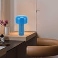 thumbnail image 3 of LED Desk Lamp, Mushroom Design Touch Table Light with 3 Color Temperature, Stepless Dimming,USB Charging for Restaurant Study, Built in Battery, Control: Touch, 3 of 7