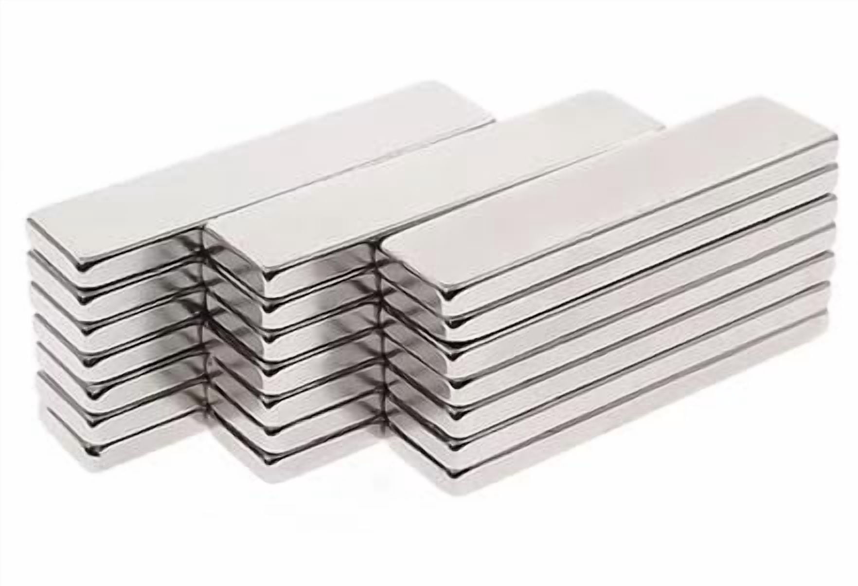 30 Pack - Neodymium Magnets 2.36"L x 0.39"W x 0.11"H Bars- (60mm x 10mm x 3mm) - Permanent Magnets