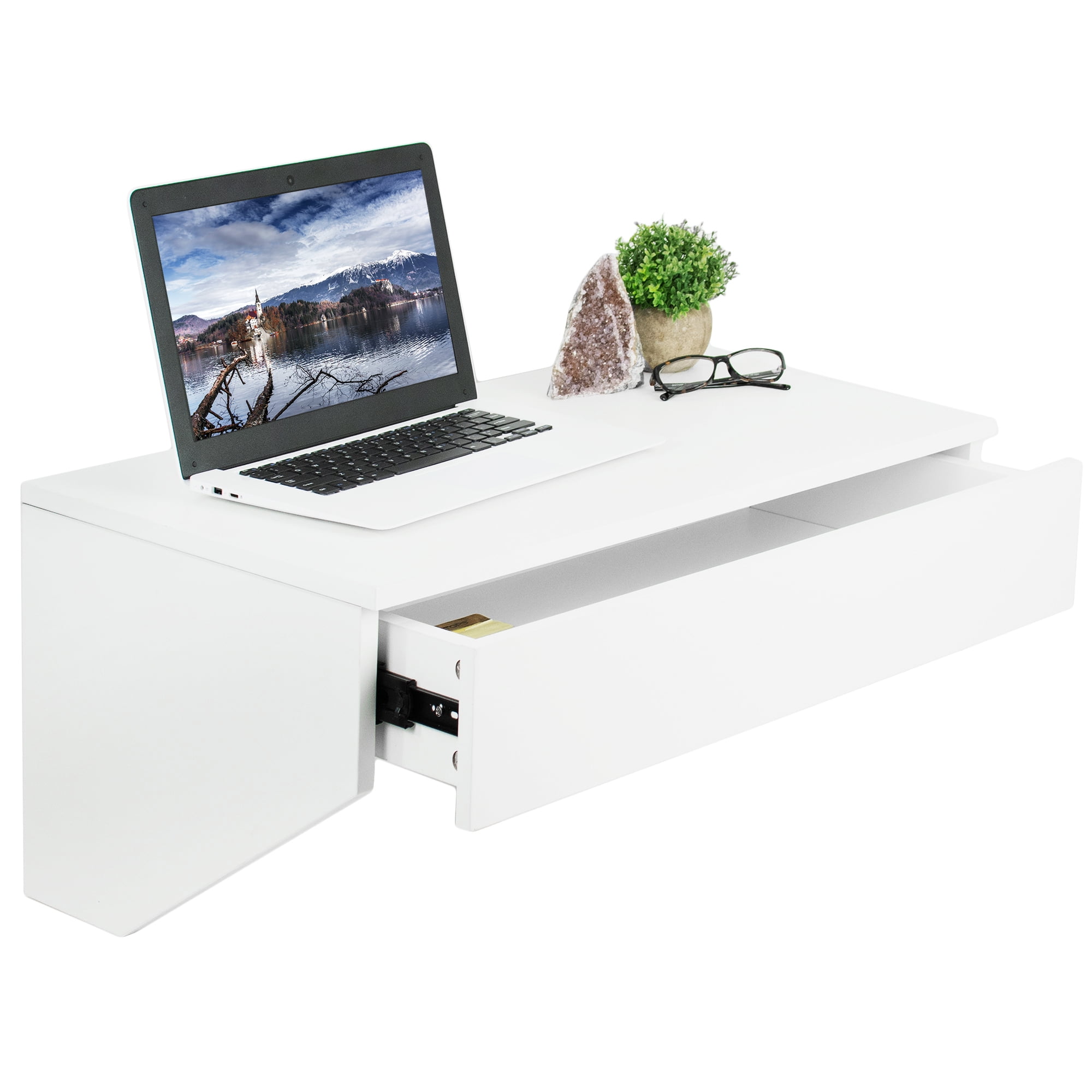 Multiple Colors Details about   Prepac Tall Wall Hanging Desk 