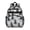 Labrador Retriever and, variant on Dog Paw Print and Bone Black Backpack for School, Cute School Bag with Adjustable Shoulder Straps and Padded Back, 15.25"x11.5"x5.25"
