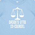 thumbnail image 4 of Inktastic Lawyer Daddys Little Co Counsel Boys or Girls Baby T-Shirt, 4 of 5