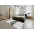 thumbnail image 4 of Ahgly Company Indoor Square Patterned Platinum Gray Area Rugs, 5' Square, 4 of 6