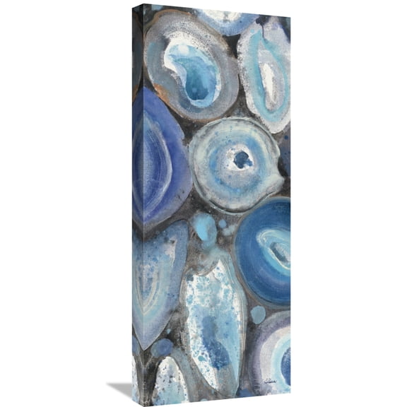Global Gallery Albena Hristova 'Stone Circles Panel II' Canvas Wall Art