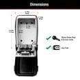 thumbnail image 3 of Master Lock Portable Push Button Combination Lock Box, Metal, 5423D, 3 of 14