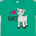 thumbnail image 4 of Inktastic I Love Goats Cute Goat Boys or Girls Toddler T-Shirt, 4 of 5