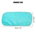 thumbnail image 2 of Unique Bargains 2pcs Reusable Makeup Removal Cleaning Cloth Washable Makeup Remover Cleaning Towels Green 16''x8'', 2 of 7
