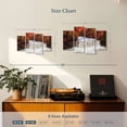 thumbnail image 3 of Elephant Stock Tahquamenon Falls In Autumn Wall Art - Horizontal Multi Panel Canvas - Living Room Wall Decor - Nature Multi Panel - Gray And Orange Decor - 24" x 14", 3 of 4
