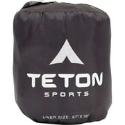 Teton Sleeping Bag Liner, Gray 87 L x 36 W