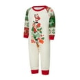thumbnail image 4 of Meihuid Holiday Family Matching Pajamas Christmas Pjs Set Long Sleeve Tops Xmas Pajamas Pant Cute Family Jammies, 4 of 7