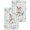 Gray, variant on Easter Bunny Kitchen Dish Towels for Drying Dishes Set of 2, Green Eucalyptus Leaves Spring Flowers Black Waffle Weave Microfiber Hand Tea Bathroom Towels Quick Dry & Absorbent Towel 15.7x23.6