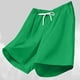 thumbnail image 4 of Mens Pantalones Cortos de Cintura Elástica con Bolsillos Secado Rápido Multi Bolsillo Pantalones de Baño para Hombres, Pantalones de Playa Transpirables con Cordón, 4 of 5