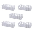 thumbnail image 1 of 5X Rack de Tubos de Ensayo de Plástico para Tubo de 30 mm, 21 Pocillos, Blanco, Desmontable (21 Orificios), 1 of 8