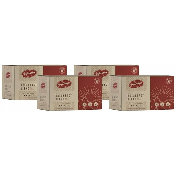 Single Serve Cups, Fits Keurig K Cup Brewers, Breakfast Blend, 12 Pods (Pack of 4)