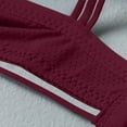 thumbnail image 6 of Women's Push Up Wireless T-Shirt Bra - Padded Plunge No Underwire, Comfortable Bralette, Perfect for Daily, Casual & Travel Use Wine 38, 6 of 6