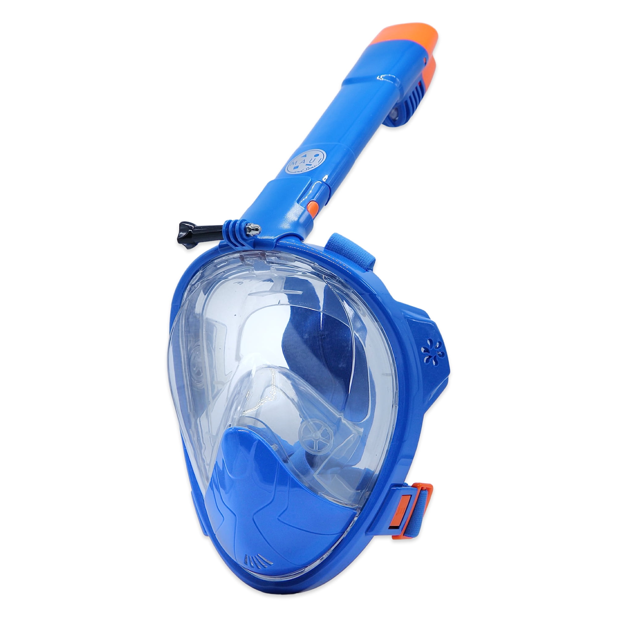 Maui and Sons Blue Full Face Diving Mask - L/XL for Adults
