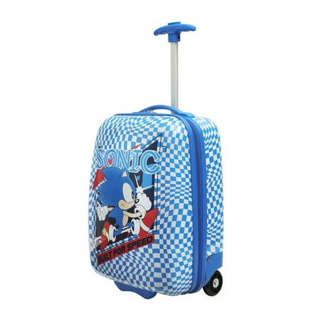 Sonic the Hedgehog Kids' 16.5" Hard-Side Carry-On Luggage for Toddler
