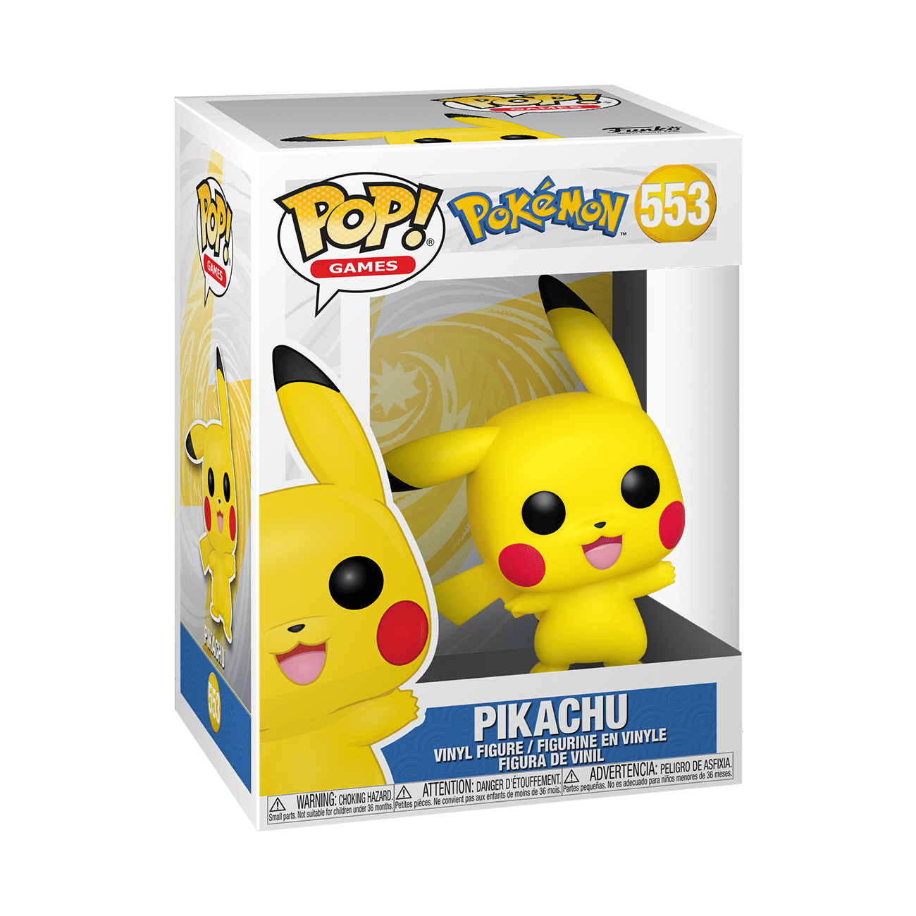 Waving Funko Pop Pokemon Pikachu Vinyl Figure #553 43263 NEW FREE SHIPPING