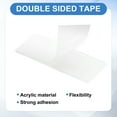 thumbnail image 3 of 50Pcs Double Sided Tape Heavy Duty, 1.97" x 0.79" Clear Sticky Adhesive Nano Tape Pre-Cut Rectangle Mounting Tapes Removable Picture Hanging Wall Tape for Poster Picture, 3 of 7