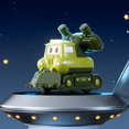 thumbnail image 2 of Children's Cute And Funny Vehicle Falling And Pressing Inertial Car Model Boy Tank Toy Car, 2 of 9