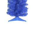 thumbnail image 3 of Perfect Holiday 3 Ft Noble Fir Pencil Christmas Tree, 143 Tips with Plastic Stand, Blue, 3 of 6