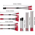 thumbnail image 3 of 11pcs Jst Plug Splitter Jst Male Female Y Cable Compatible With Traxxas Trx-4 Rc, 3 of 4
