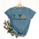thumbnail image 3 of Mujeres Manga Corta de Verano Tops Pascua Impresa Cuello Redondo, Blusa de Moda Casual para la Primavera, 3 of 4