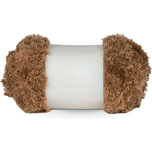 Fluffy Bulky Yarn – Super Soft Chunky Fuzzy Blanket Weight # 5 Yarn for Knitting Crocheting Crafting