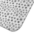thumbnail image 5 of Black and White Christmas Snowflake Pattern Dish Drying Mat for Kitchen 1 Pack, Ultra Absorbent Microfiber Dishes Drainer Mats,16x18in(41x46cm), 5 of 6