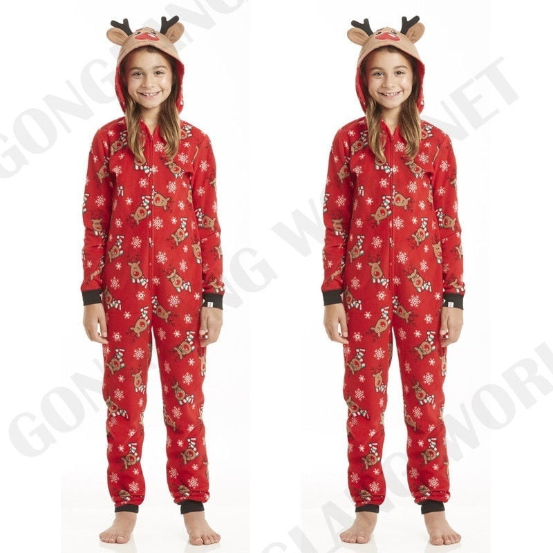 Nituyy Xmas Family Matching Christmas Pajamas Set Women Baby Kids Sleepwear Nightwear Other
