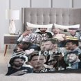 thumbnail image 2 of Ben Actor Affleck Printed Blanket Throw Lightweight Super Soft Micro Fleece Throw Blankets, 2 of 5