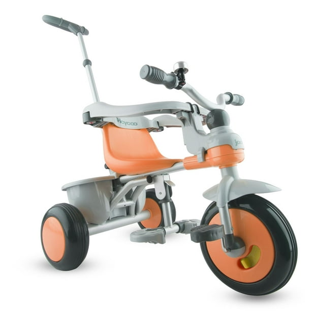 Joovy Tricycoo Toddler Tricycle Outdoor Trike Ride for Toddlers 18+ Mo, Orangie