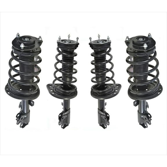 Front & Rear Complete Coil Spring Struts for Toyota Camry 3.5L V6 SE Model 07-11