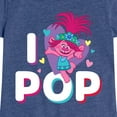 thumbnail image 3 of Trolls - I Love Pop Poppy - Toddler & Youth Girls Short Sleeve Graphic T-Shirt, 3 of 5
