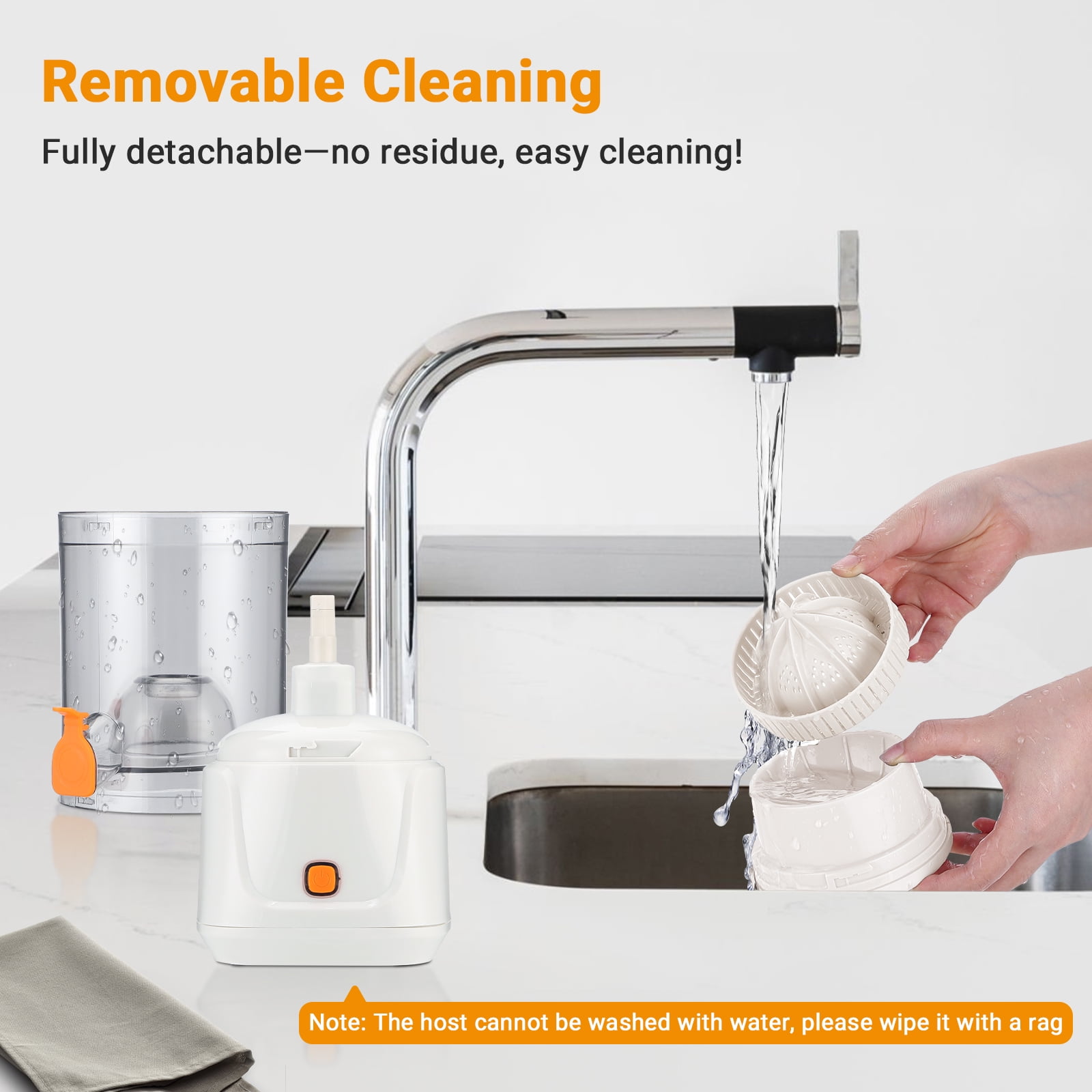 Inkbird Wireless Portable Citrus Juicer One - Button Freshness for Any Place  for lemons, limes, oranges, grapefruits, and other organic citrus fruits.