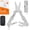 Sliver, variant on NexTool 8 in 1 Mini Multitool, Bladeless Small Multi Tool, Mini Sailor Scissors S0