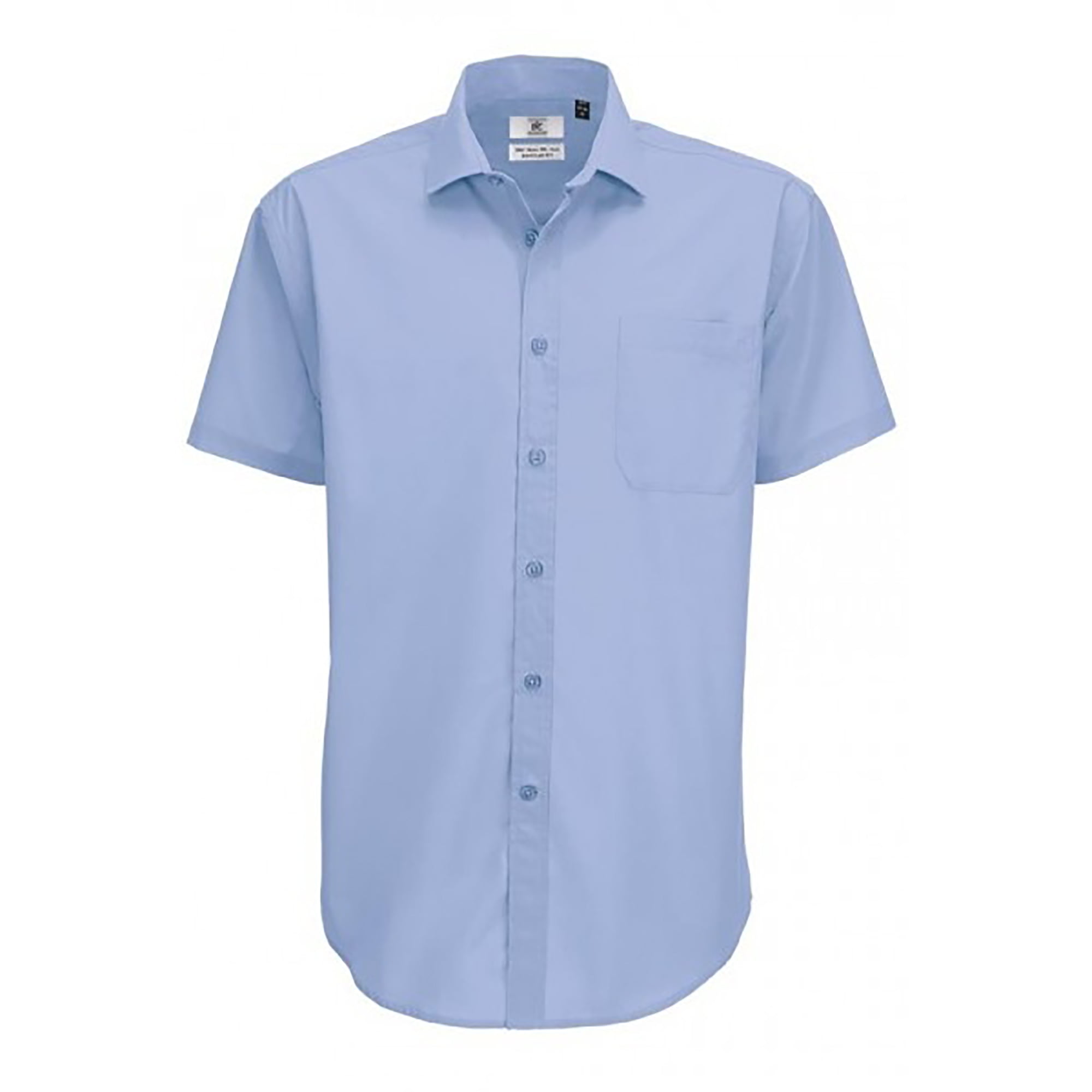 B&C Mens Sharp Twill Short Sleeve Shirt/Mens Shirts 