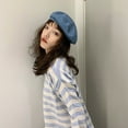 thumbnail image 2 of CoCopeanut Musim Gugur Musim Dingin Topi Baret 2020 Baru Padat Womens Hangat Merek Kasual Wanita Berkualitas Tinggi Vogue Topi untuk Perempuan Topi perjalanan Luar Ruangan, 2 of 6