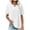 Cotton linen tops-White, variant on Spring Tops for Women Summer Tops for Women under $10 Cotton Linen V-Neck Short Sleeve Plus Size Shirts Blouses for Women $5 Going Out Workout Tunic Tops New Casual 2025 White L