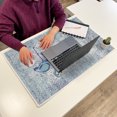 thumbnail image 3 of Sussexhome Large Mouse Pad for Desk - Cotton Mousepad for Desktop, Table, Office Desk Pad - Thin, Light, Portable Laptop Mat for Computer Mice - Machine Washable, Non-Slip, Foldable - 20" x 31.5", 3 of 8
