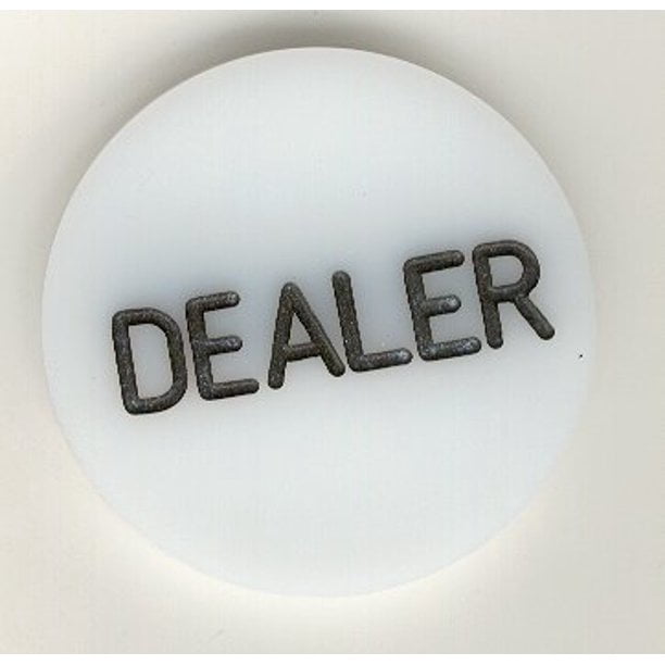 2 Inch Size! Engraved Casino Poker Dealer Button 