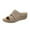 Beige, variant on Abcnature Women Sandals Clearance 2023! Women's Platform Wedge Sandals with Arch Support Wedges Casual Shoes Solid Color Low-heeled Sandals Fashion Flip Flop Orthopedic Sandals Non-Slip